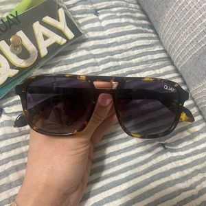 Quay On The Fly Small tortoise sunglasses